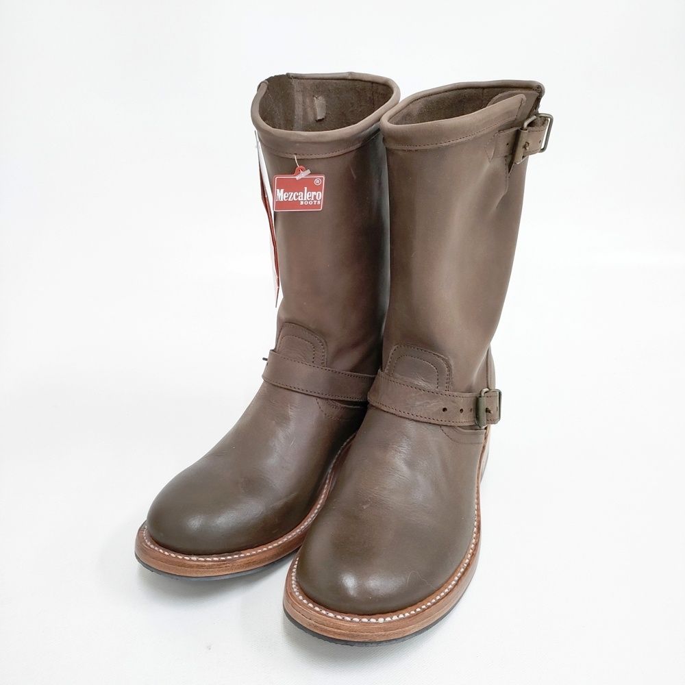 Mezcalero 未使用品 エンジニアブーツ サイズ38 牛革 ブーツ ブラウン