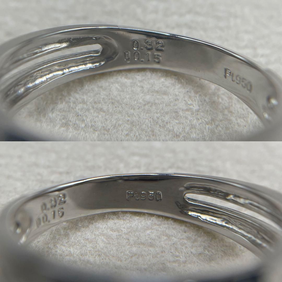 JJ52☆高級 アレキサンドライト0.32ct D pt950 リング 鑑付 - メルカリ