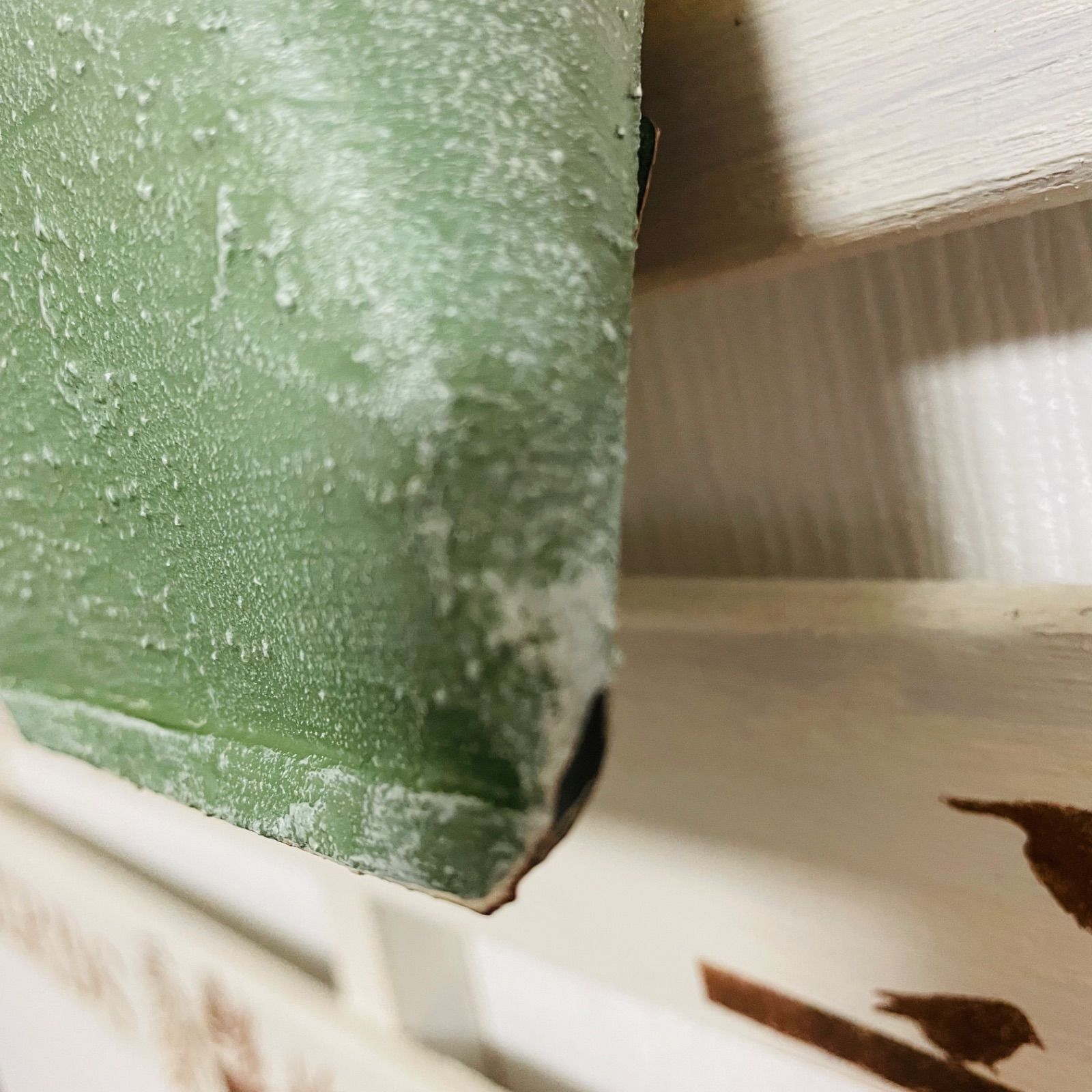 リメ缶、リメイク缶 プレート付き3個セット ブルー・グリーン