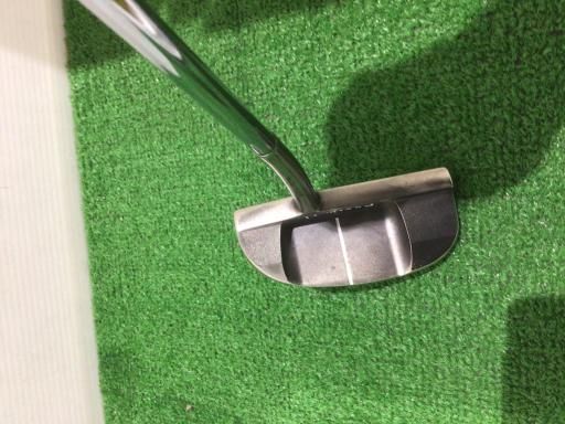 T P ミルズ TOURING PRO MODEL HUEY CENTER クロムメッキ GOLF PRIDEグリップ 34インチ パター PT スチール フレックスその他 メンズ 男性用 右利き 右用 Dランク ゴルフクラブ