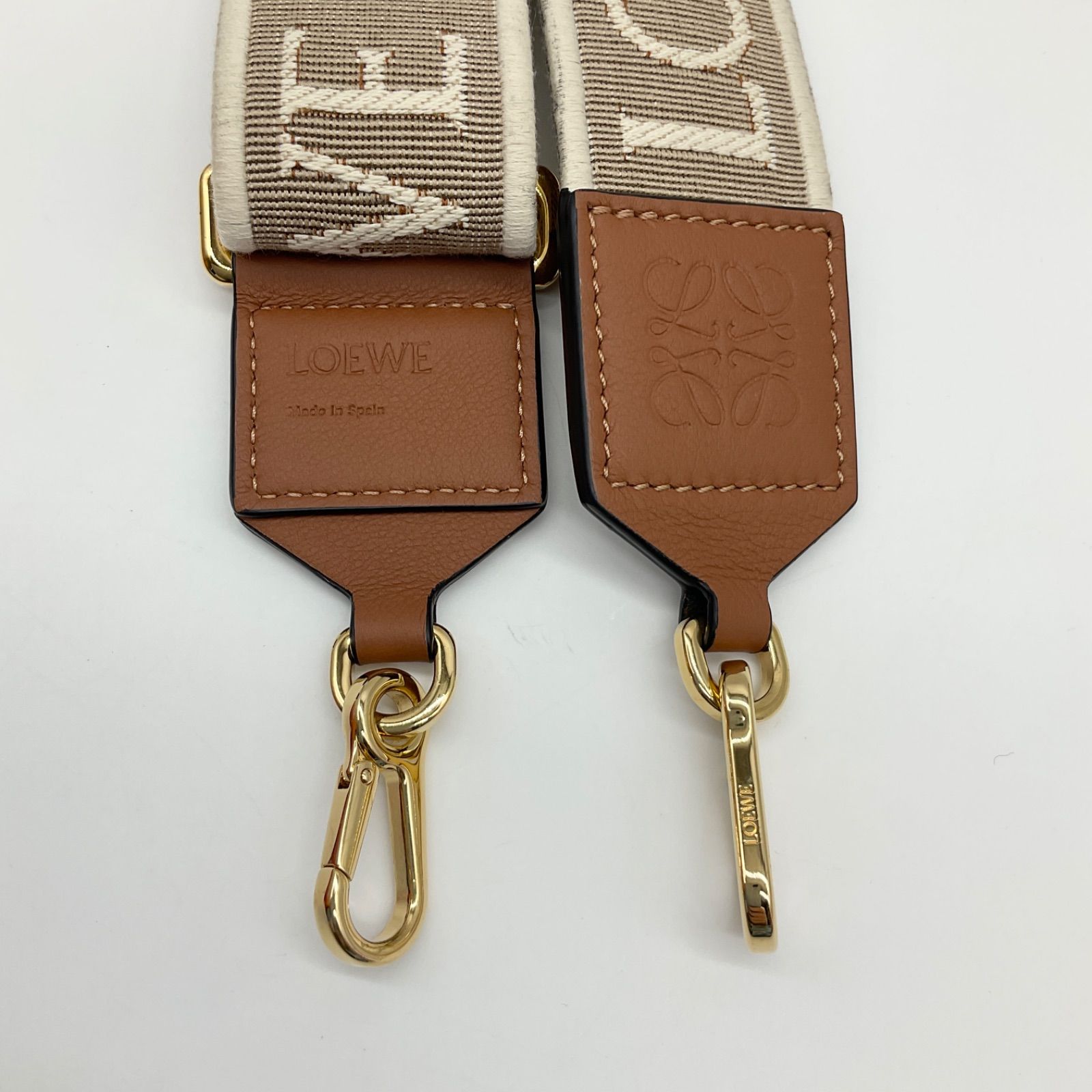 LOEWE ロエベ アナグラム ストラップ ショルダーストラップ ジャガード