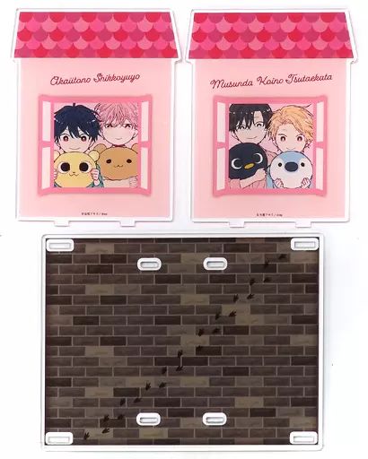 吉尾アキラ　アクスタ　セット　※バラ売り可(セット毎) 中古】雑貨 吉尾アキライラスト アクリルブックスタンド 「drap