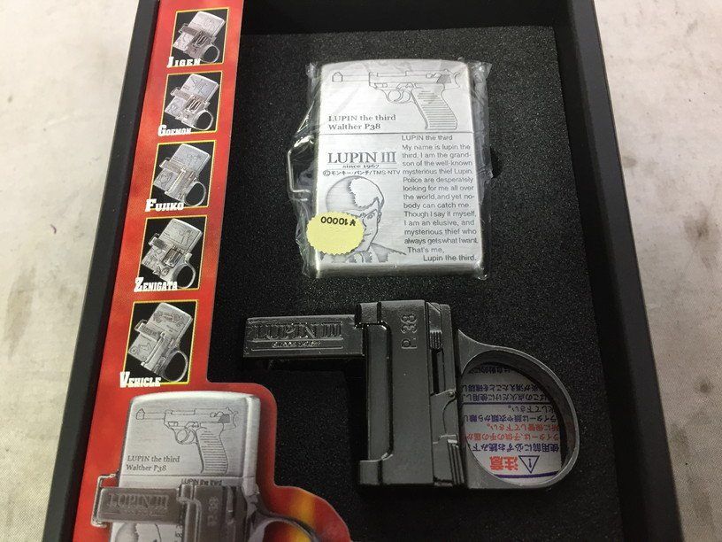 ZIPPO - 【未使用保管品】2000年製 ルパン三世 LUPINⅢ GUN ACTION ZIPPO ガンアクションジッポ Walther p38 ルパン ジッポライター 未使用保管品】2000年製 ルパン三世 LUPINⅢ GUN ACTION ZIPPO