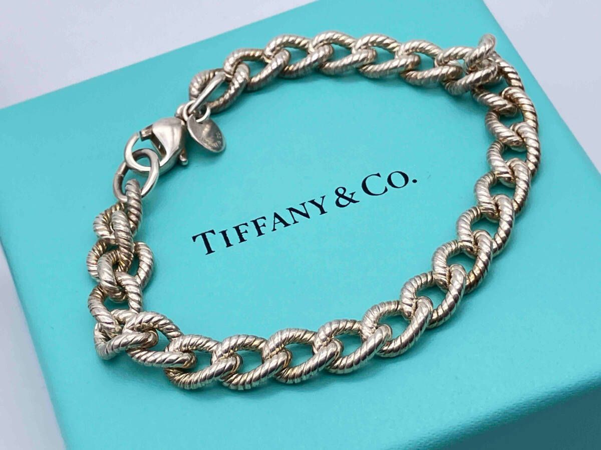 ティファニー ツイスト ネックレス 18K シルバー スクリュー Tiffany