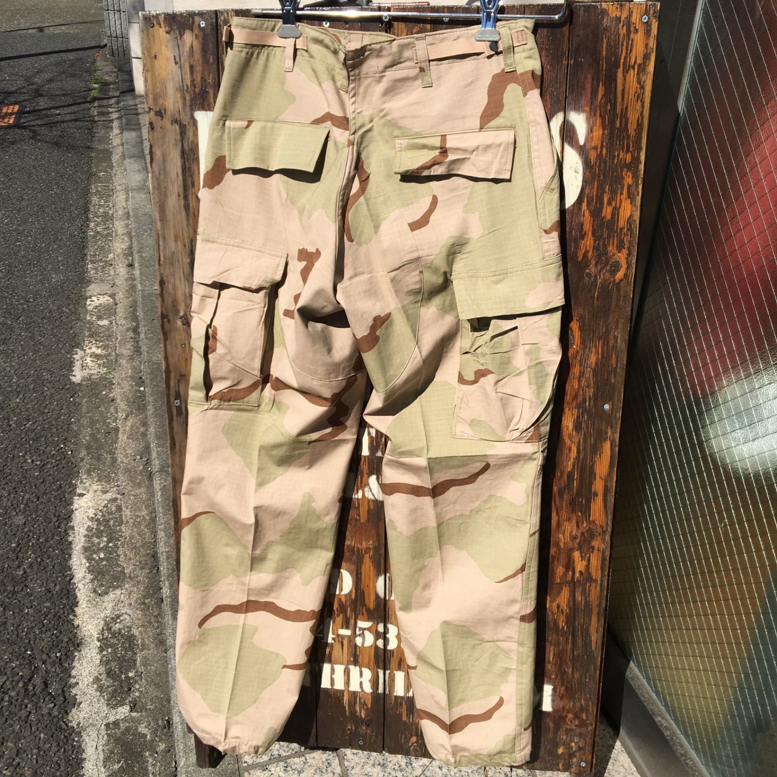 90's Vintage【US ARMY】BDU Desert Camouflage Cargo Pants デザートカモ カーゴパンツ◆Size: US-S-S【DEADSTOCK】