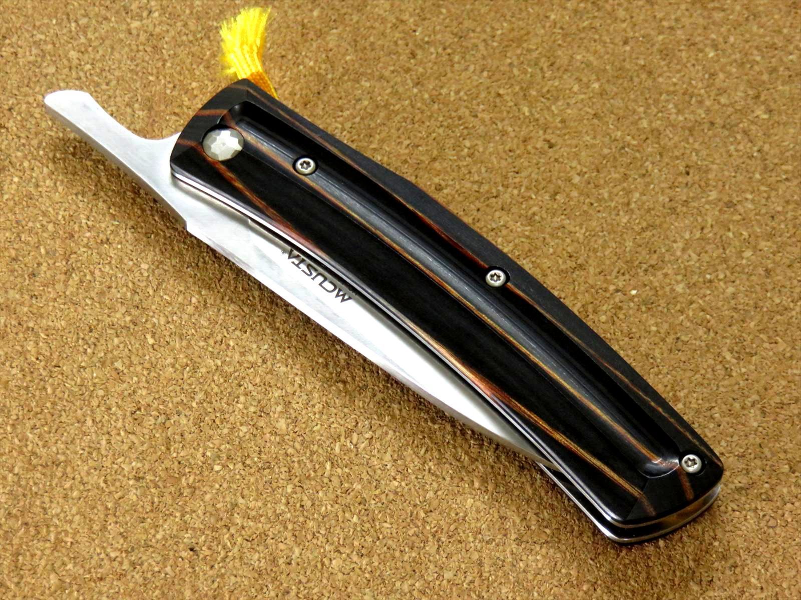 ナイフ フリクションフォルダー 7.5cm (75mm) MCUSTA 3層鋼 VG-10 関の 