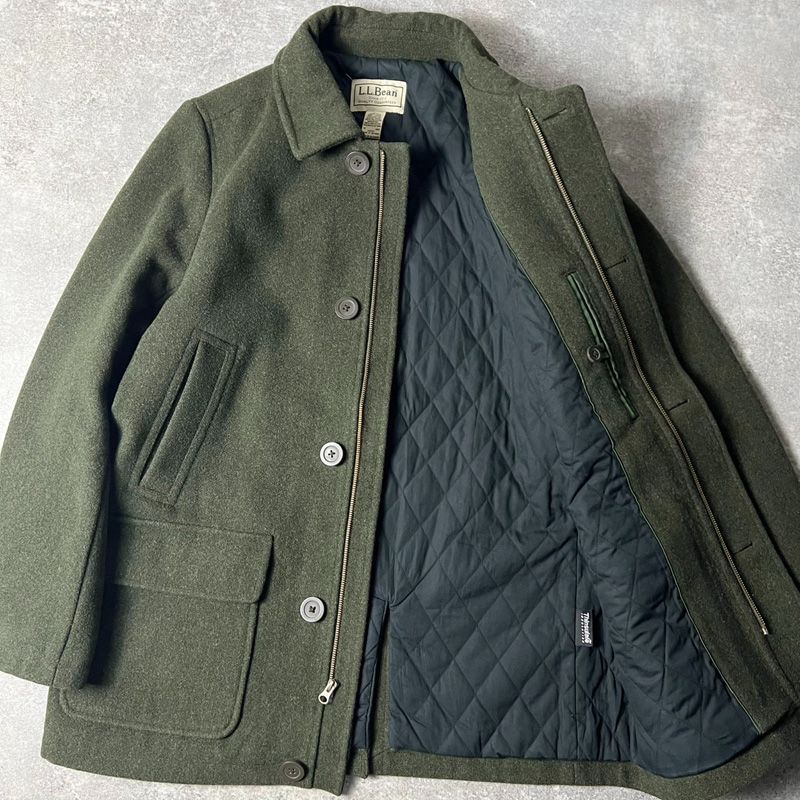 L.L.Bean オリーブグリーン ジャケット M フリースジャケット オリーブグリーン Critical やすかろ