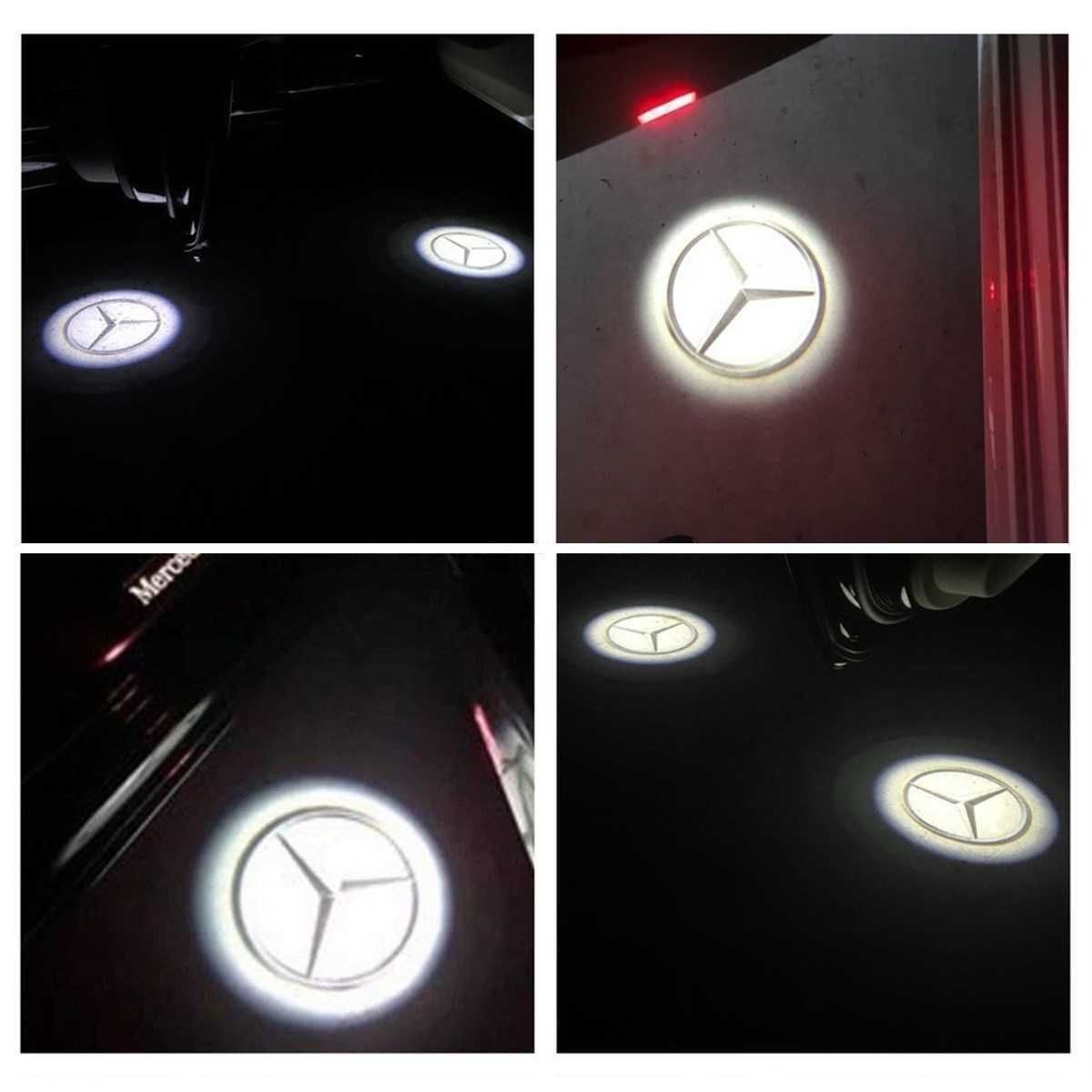 Mercedes Benz メルセデス ベンツ ロゴ カーテシランプ LED タイプ W222 Sクラス マイバッハ プロジェクタードア ライト ドア  ライト - メルカリ