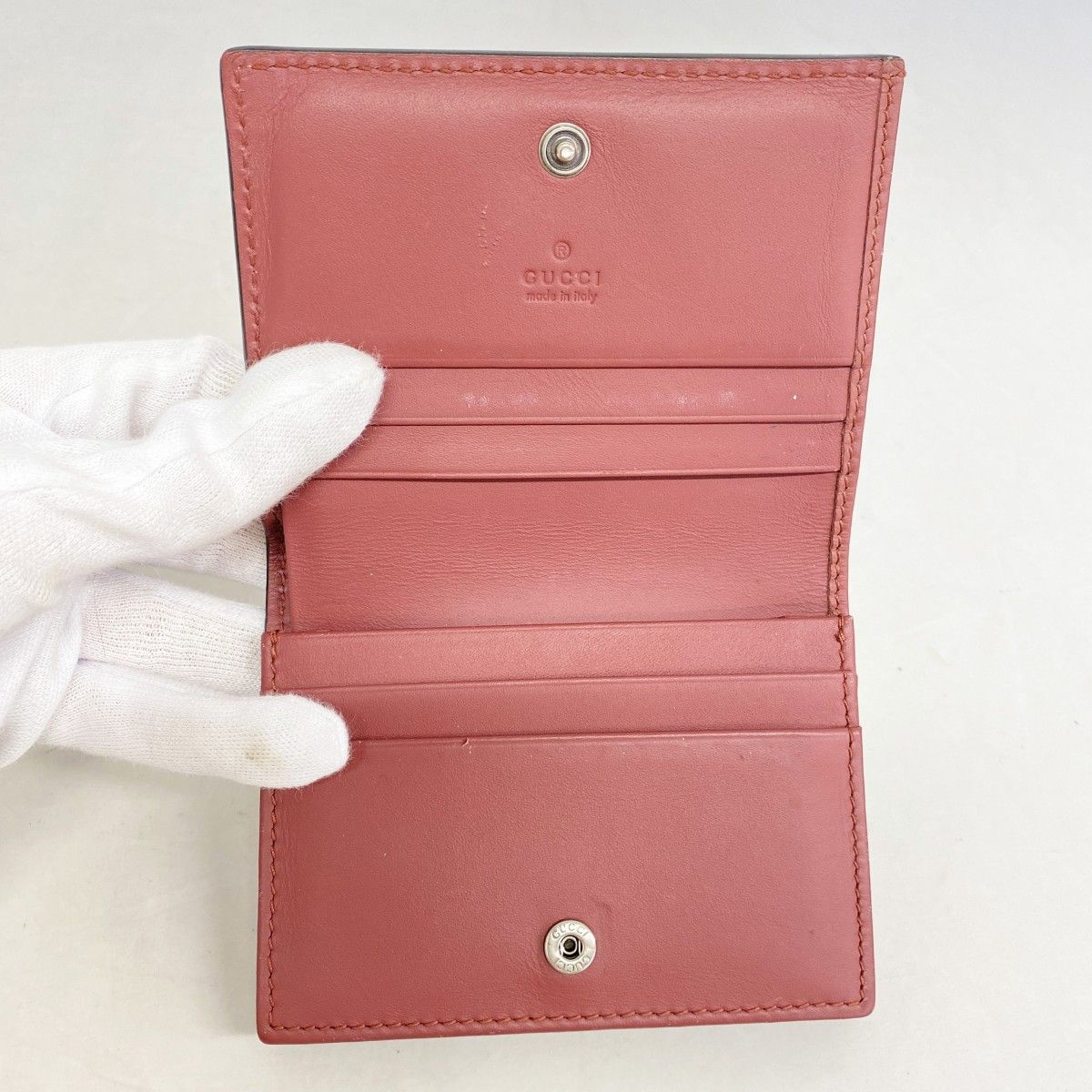 ☆SALE【5gd5184-h】グッチ 財布 GGブルームス 410088 PVC ブラウン  