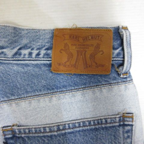カールヘルム Karl Helmut デニム ハーフ ショート パンツ ブルー