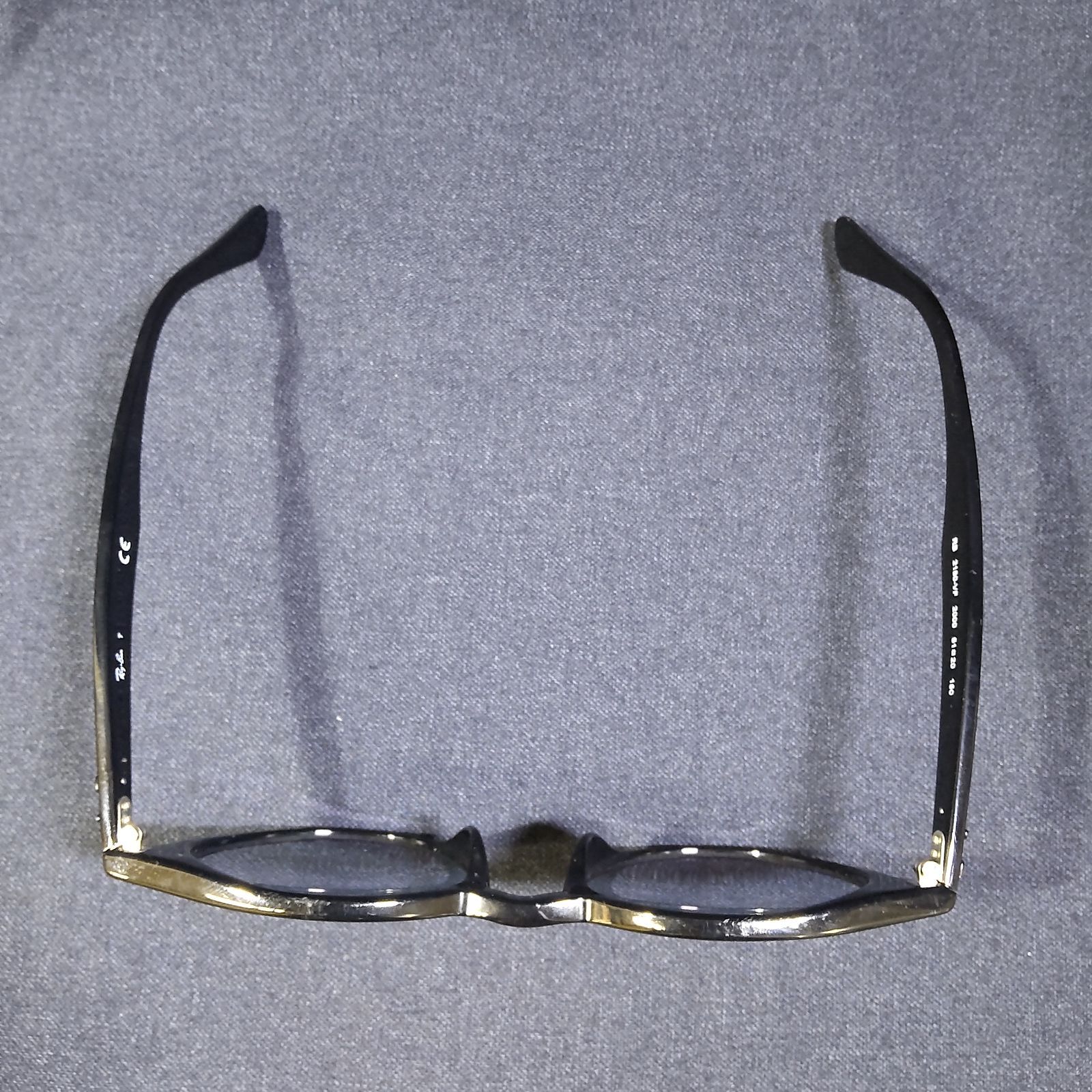 Ray-Ban レイバン サングラス レンズブルー ブラック ケース付き