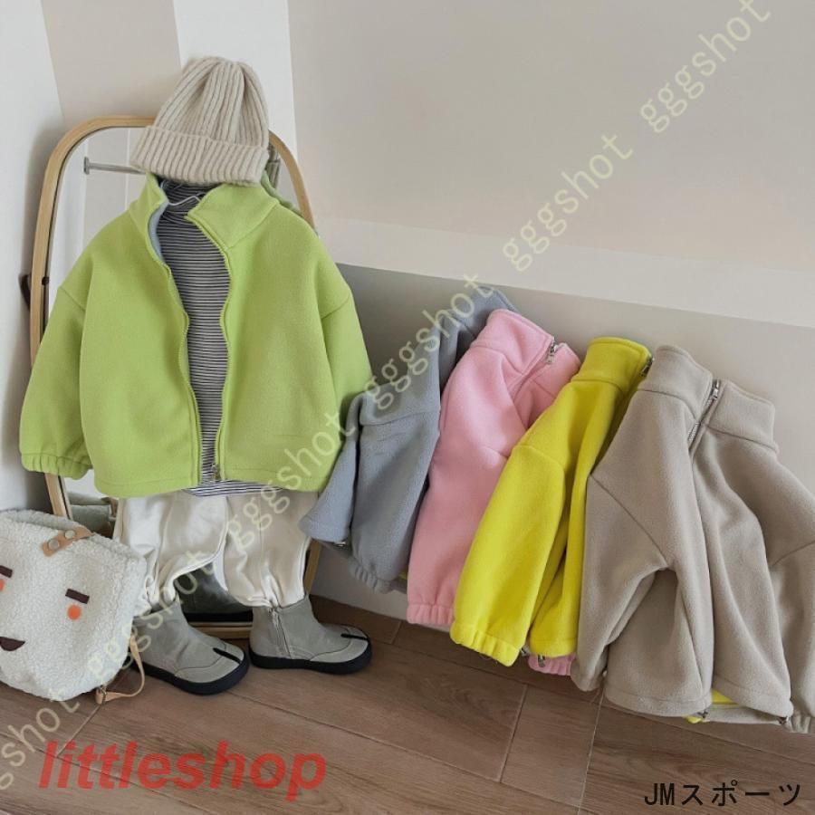 モコモコ アウター キッズ 子供服 ジャケット ボアコート ジャンパー 冬 キッズ 秋 アウターウエア ボア 女の子 男の子 保温 無地 コート防寒 もこもこ  nee3d889393