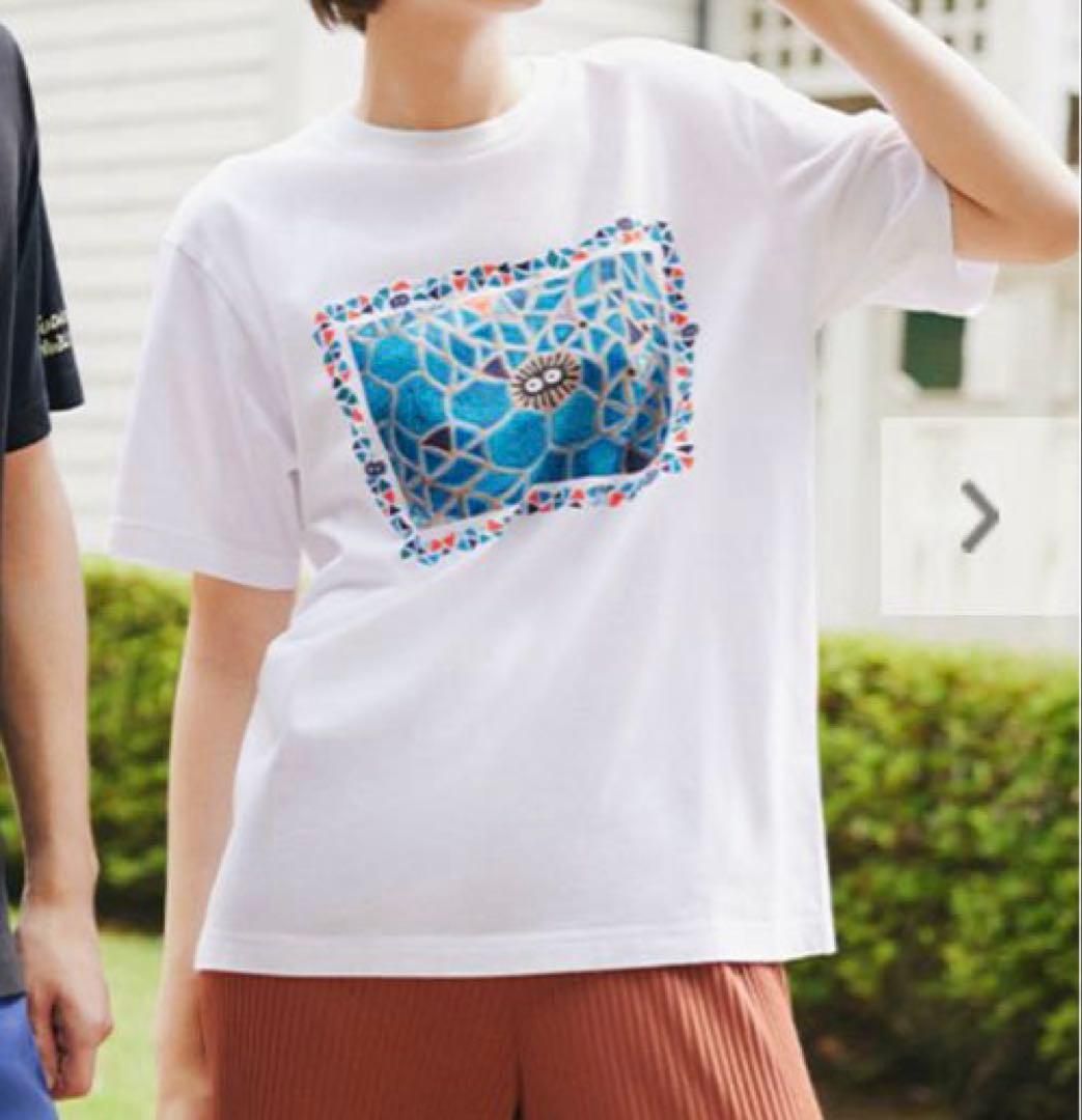 S】ユニクロUT ジブリ コラボTシャツ 海外限定 まっくろくろすけ 