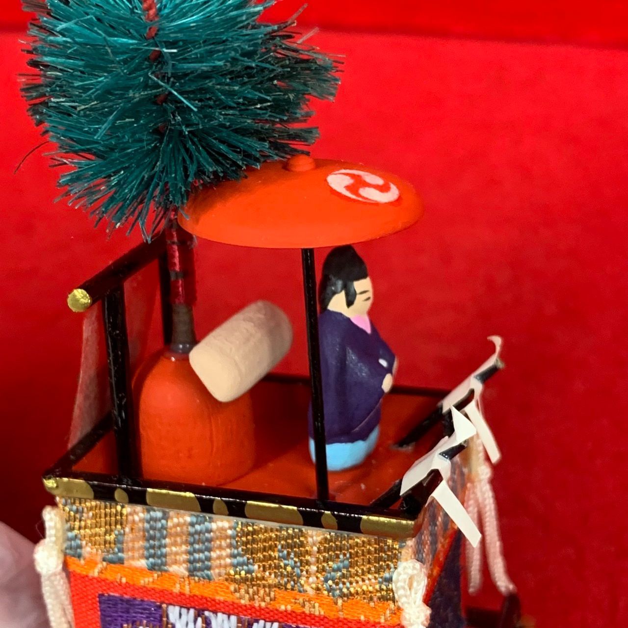 1236285◇いがらし 造 会津張り子 張子 馬乗り童子◇郷土玩具 h 会津