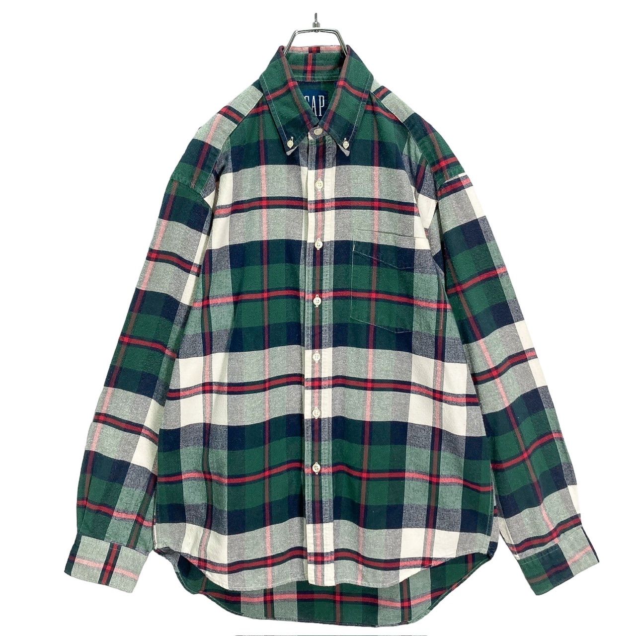 トップス 90s OLD GAP L/S Shirt Tartan Check 90s OLD GAP L/S BD tartan check design shirt