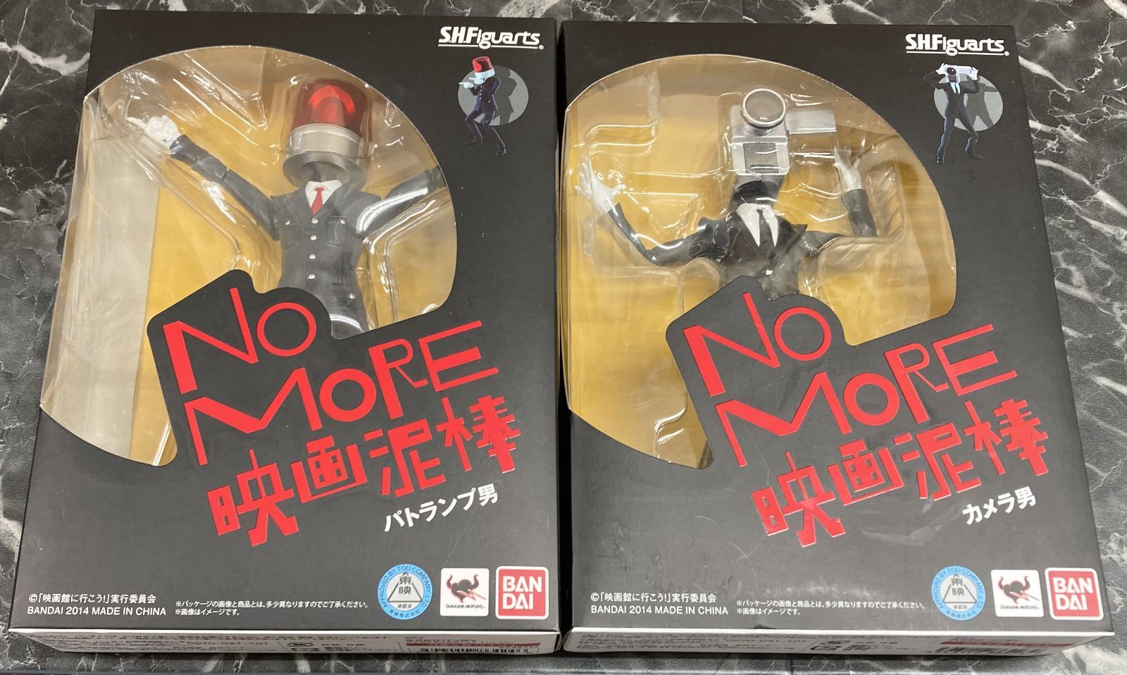 29. S.H.フィギュアーツ NO MORE映画泥棒 カメラ男 パトランプ男 ２種セット【併売品】