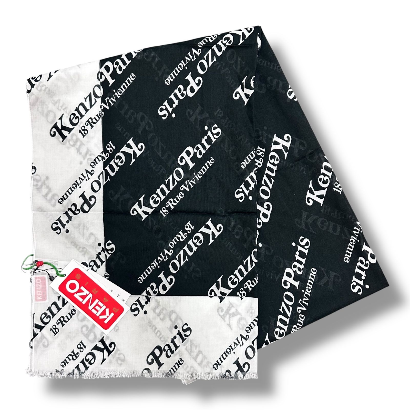 新品 キースヴァンドンゲン Kess Van Dongen スカーフ額装品 国内正規 参考上代38500円 未使用品 KENZO × Verdy 24SS