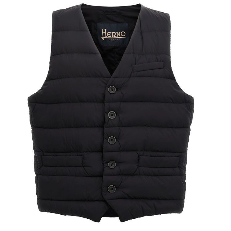 ヘルノ ダウンベスト イル パンチオット 50サイズ ネイビー ジレ