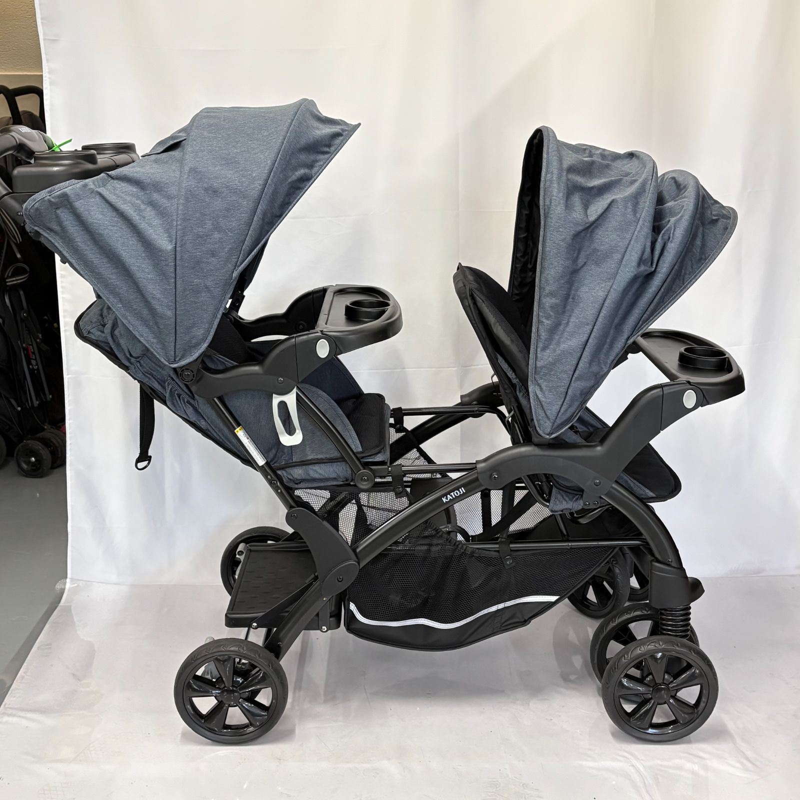 極美品 カトージ 二人でゴー 二人乗り ベビーカー バギー