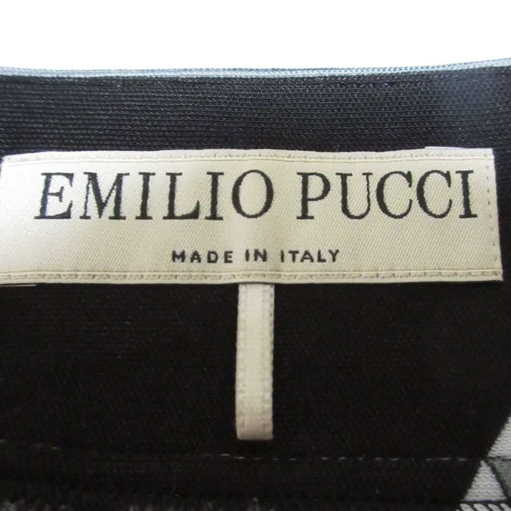 良品 EMILIO PUCCI エミリオプッチ プッチ柄 長袖 カットソー