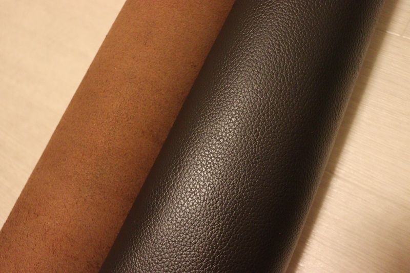 ダークブラウン 230ds クロム革 牛革 国産 レザー シボ型押し はぎれ 一枚革 レザークラフト 革 皮 本革 diy 生地 材料