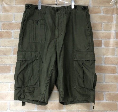 【中古】 Nigel Cabourn ナイジェルケーボン カーゴショーツ 8042-00-51012 グリーン系  111397861