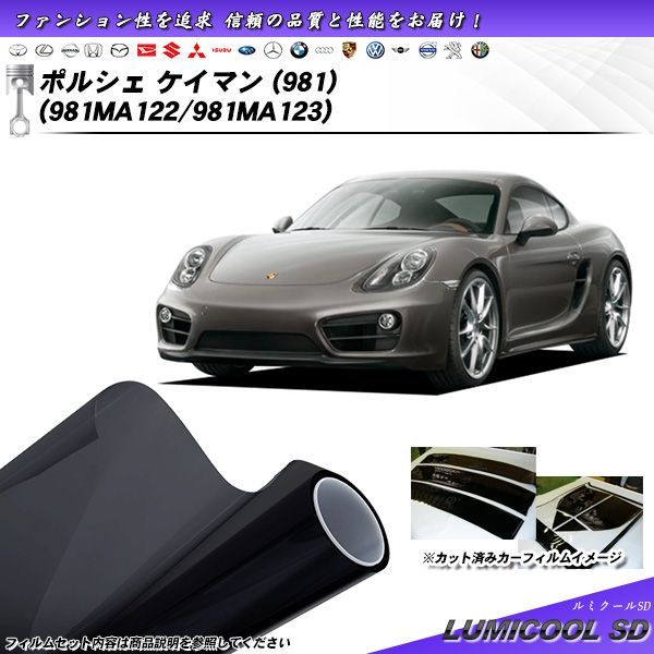 ポルシェ ケイマン (981) (981MA122/981MA123) ルミクールSD カット済みカーフィルム リアセット