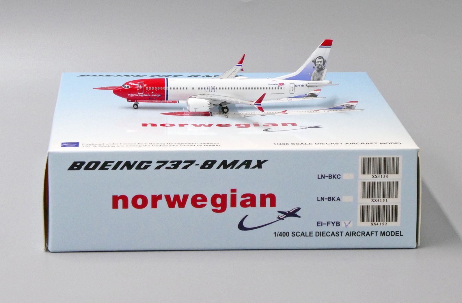 Jcwings ノルウェー・エアシャトル 737MAX8 EI-FYB 1/400 XX4152