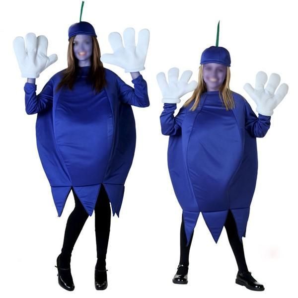 ハロウィン仮装 ハロウィン ブルーベリー コスプレ 舞台 余興 学園祭 コスチューム 果物 衣装 カーニバル 仮装 ブルーベリー レディース メ
