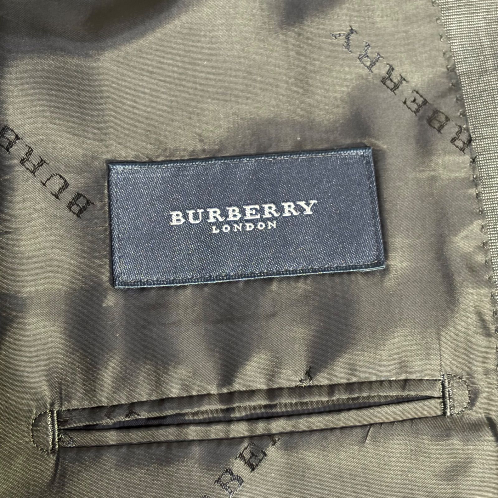 BURBERRY LONDON バーバリー スーツ セットアップ モヘア シルク