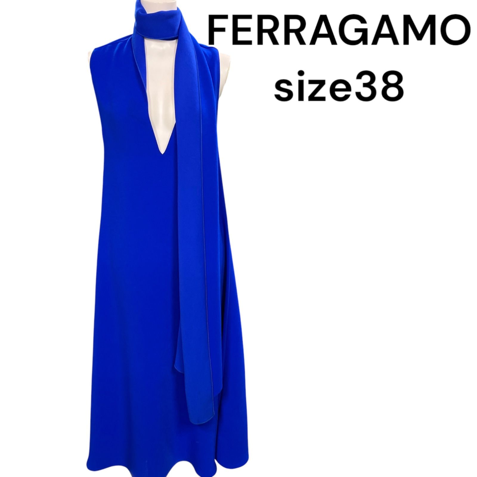 フェラガモワンピース Salvatore Ferragamo - 極美品 サルヴァトーレ フェラガモ