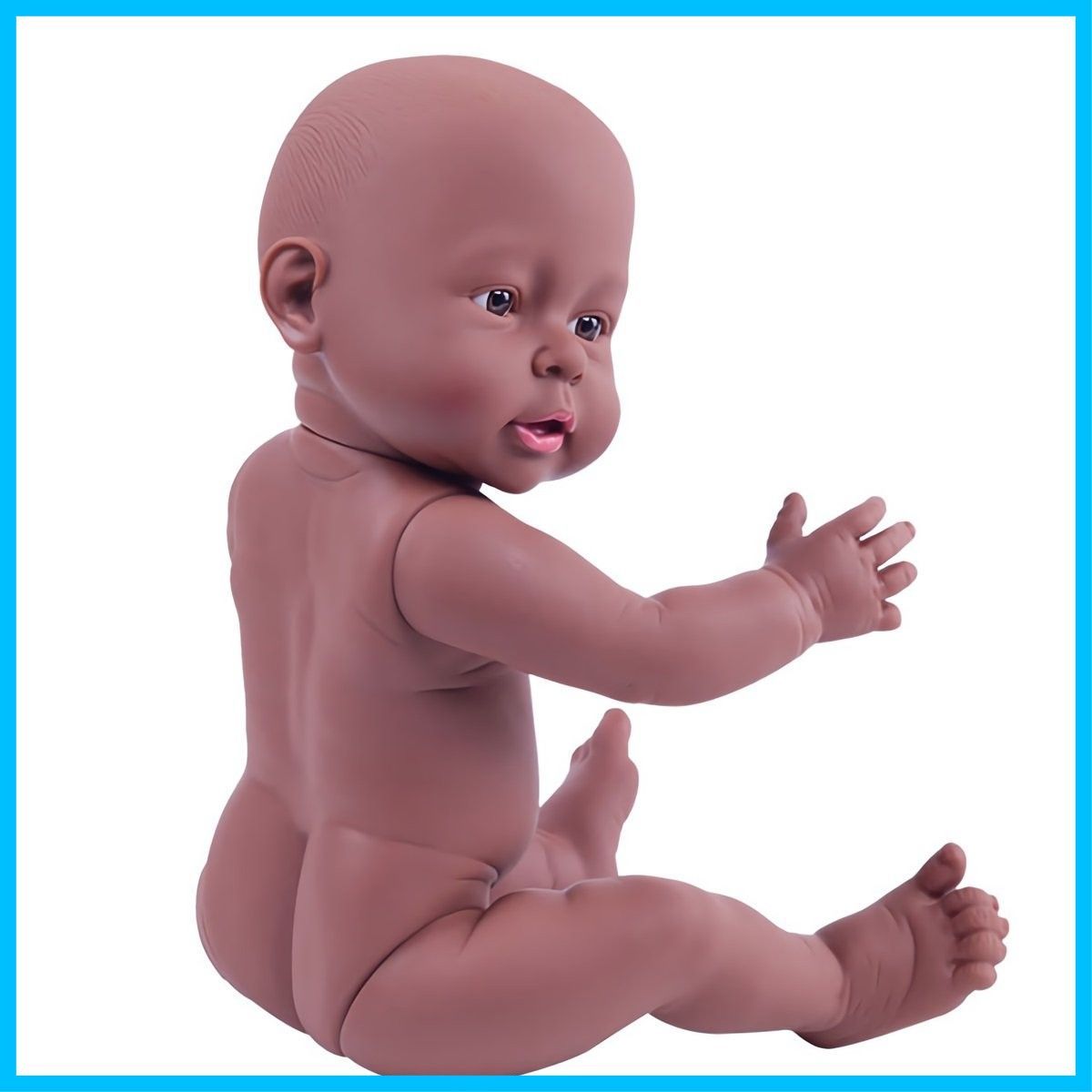 人形 赤ちゃん 40cm 黒人 (男の子) [エムティーエボコン] 6+