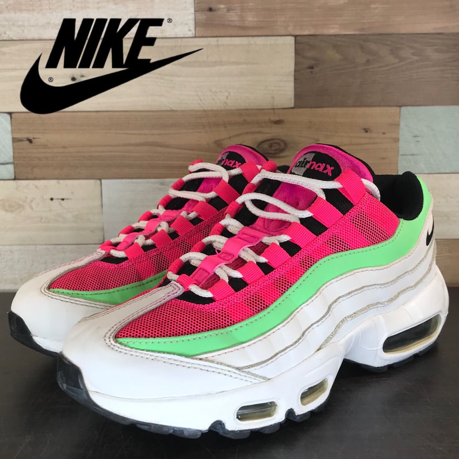 NIKE AIR MAX 95 ナイキ エア マックス 95 ピンク グリーン 24.5cm 