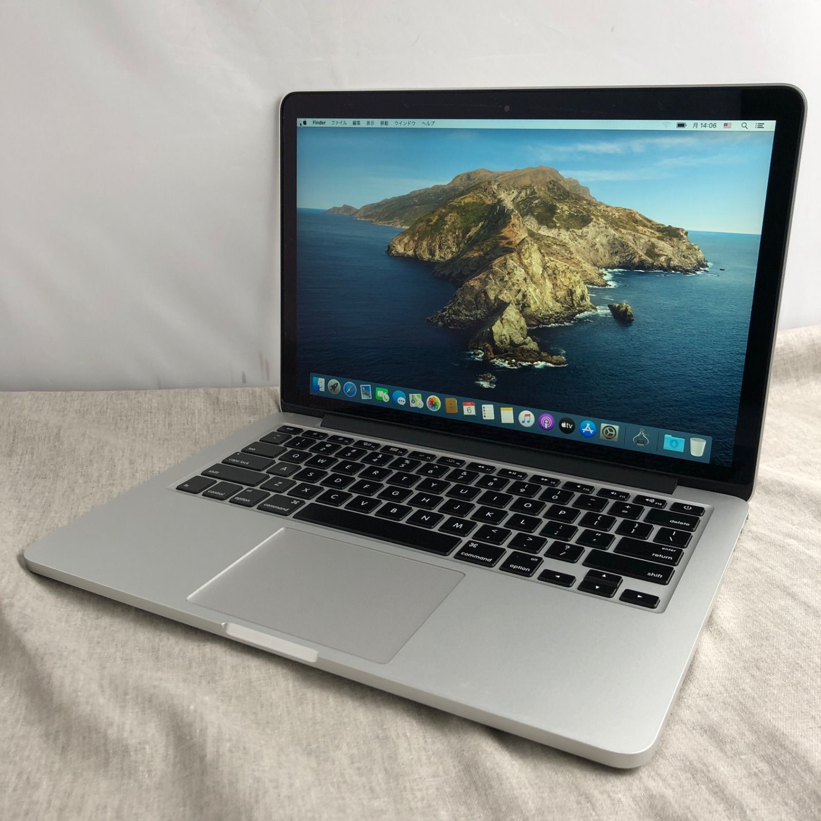 ジャンク品・本体のみApple MacBook Pro (Retina， 13-inch， Early 2015) 【i7・16GB・512GB】液晶剝がれあり A1502 EMC2835/LT-JUNK-240501（80175）