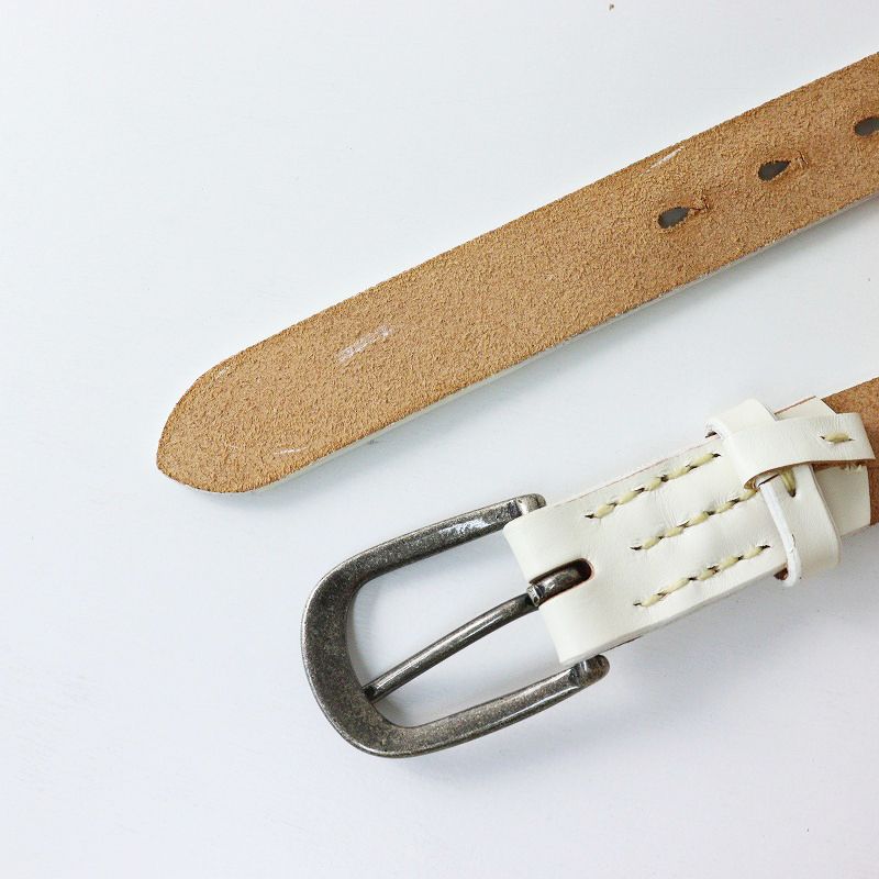 45R 45rpm フォーティファイブアール レザーベルト 3＼ホワイト お魚