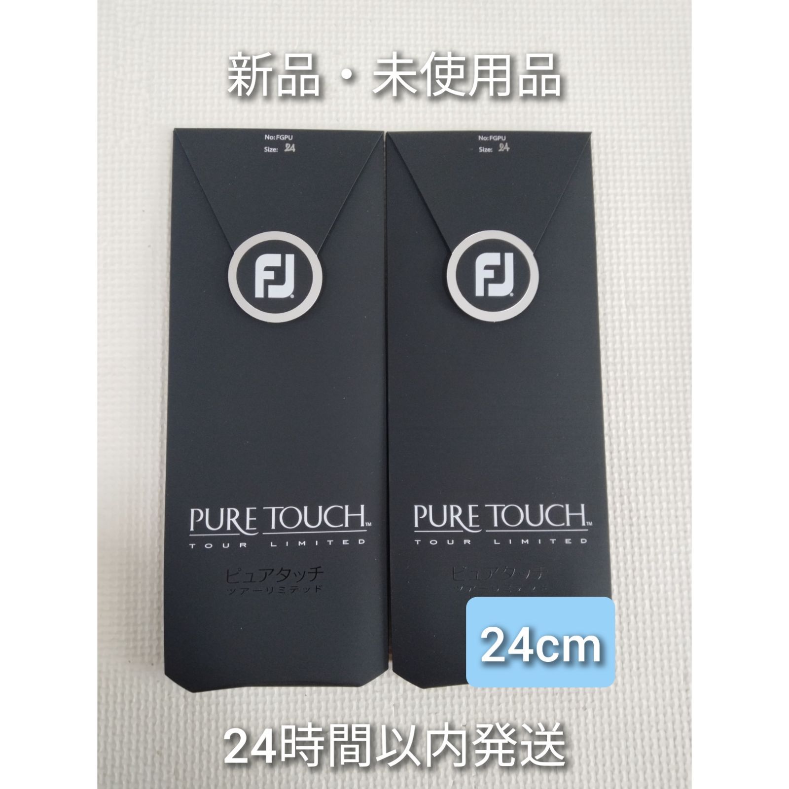 ゴルフグローブ 24 ピュアタッチ FJ フットジョイ FOOTJOY 5枚