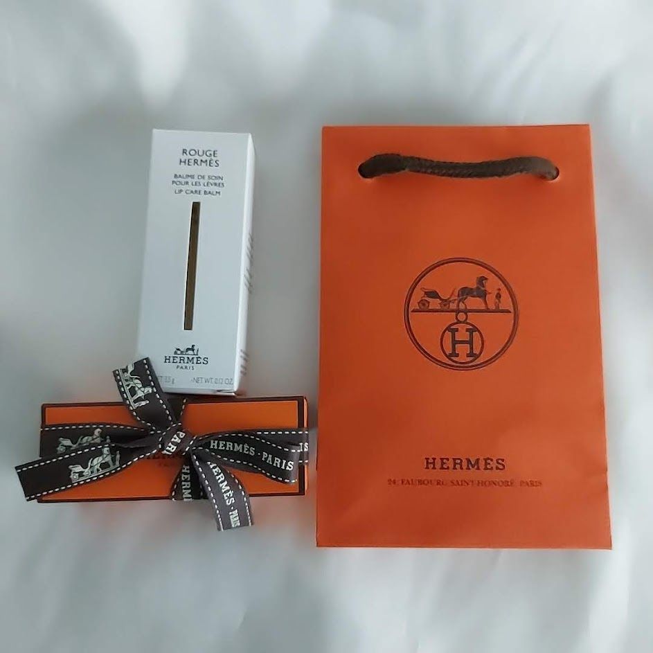 直営店限定ギフト仕様】エルメス リップケアバーム HERMES