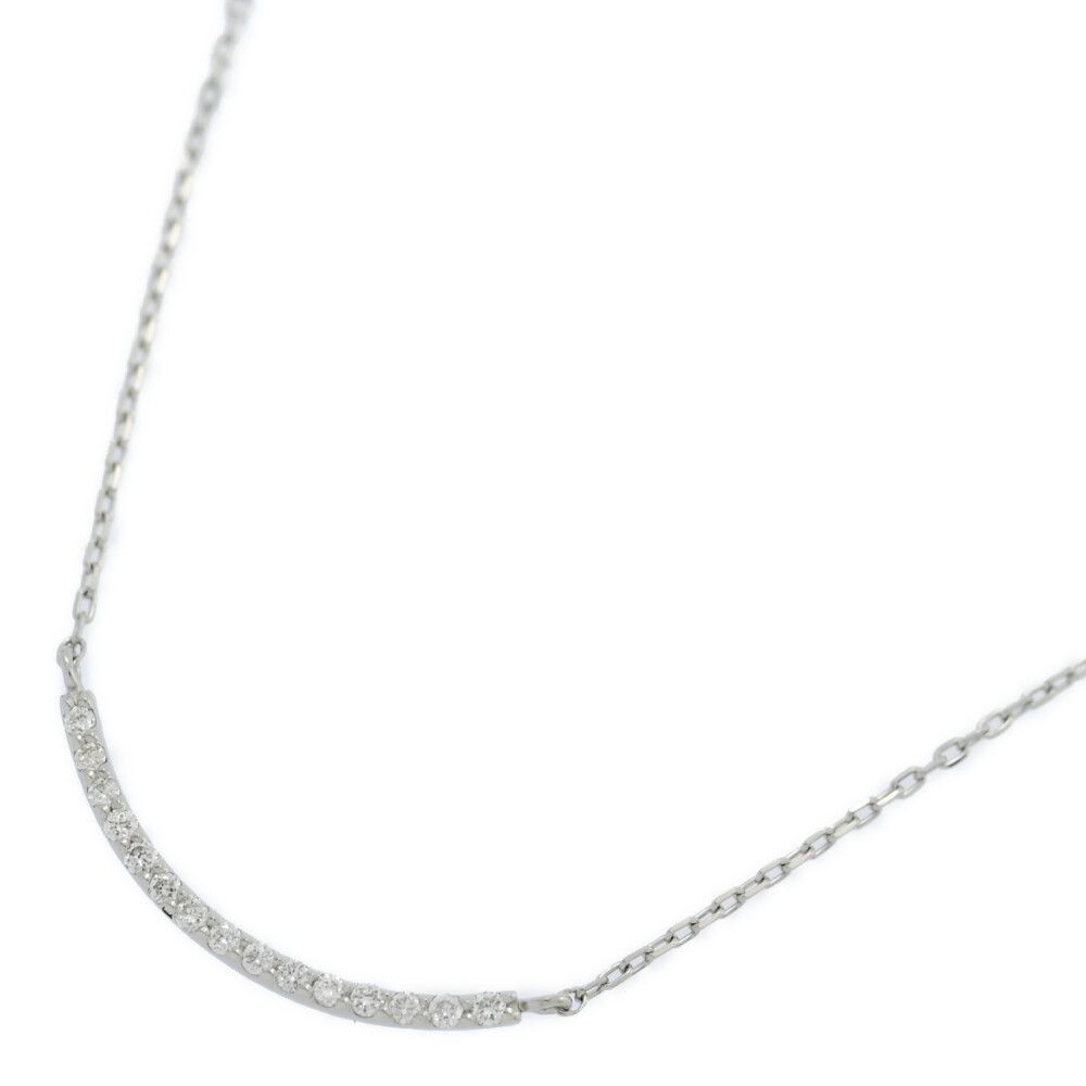 0.06ct/ete エテ スマイルモチーフ・ダイヤモンド ネックレス 