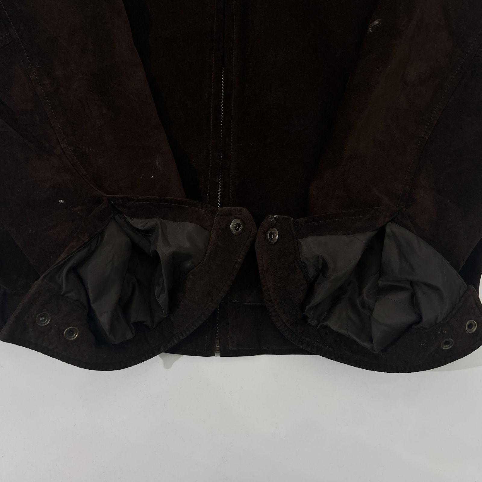 90s ヴィンテージ ドッカーズ スウェード レザージャケット ブルゾン XL 90s WILSONS LEATHER レザー ジャケット 黒 XL シンサレート着脱