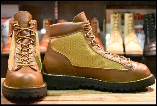8EE 良品 白タグ】Danner ダナーライト 30420X 茶 ブラウン