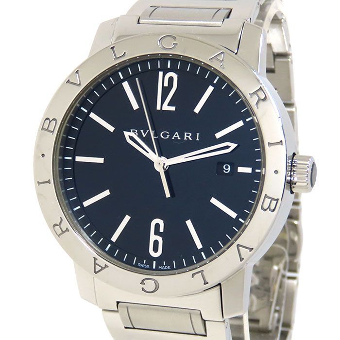 BVLGARI ブルガリ ブルガリ ブルガリ BB41BSSD/BB41S ブラック文字盤  