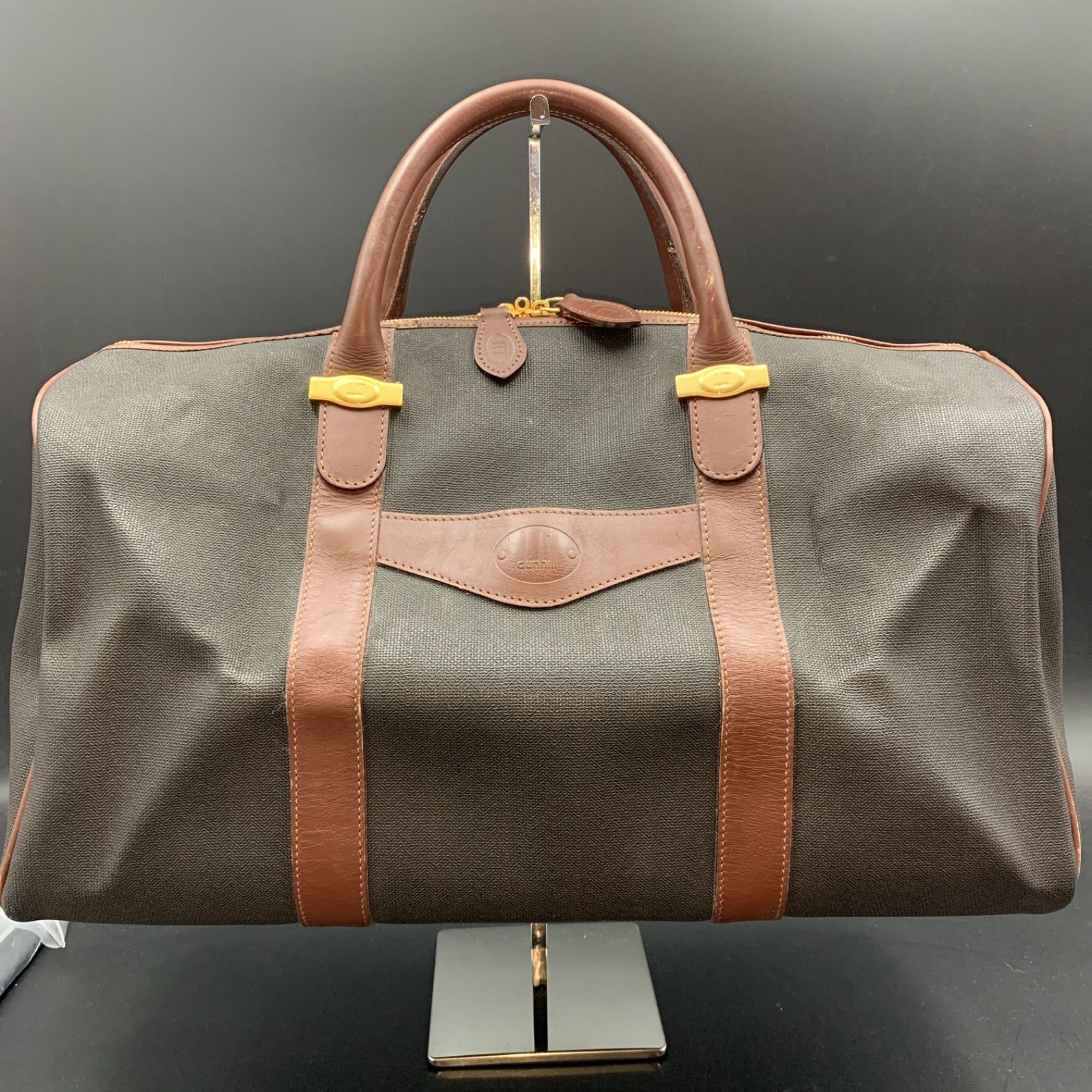 73 dunhill ダンヒル PVC ボストンバッグ - メルカリ