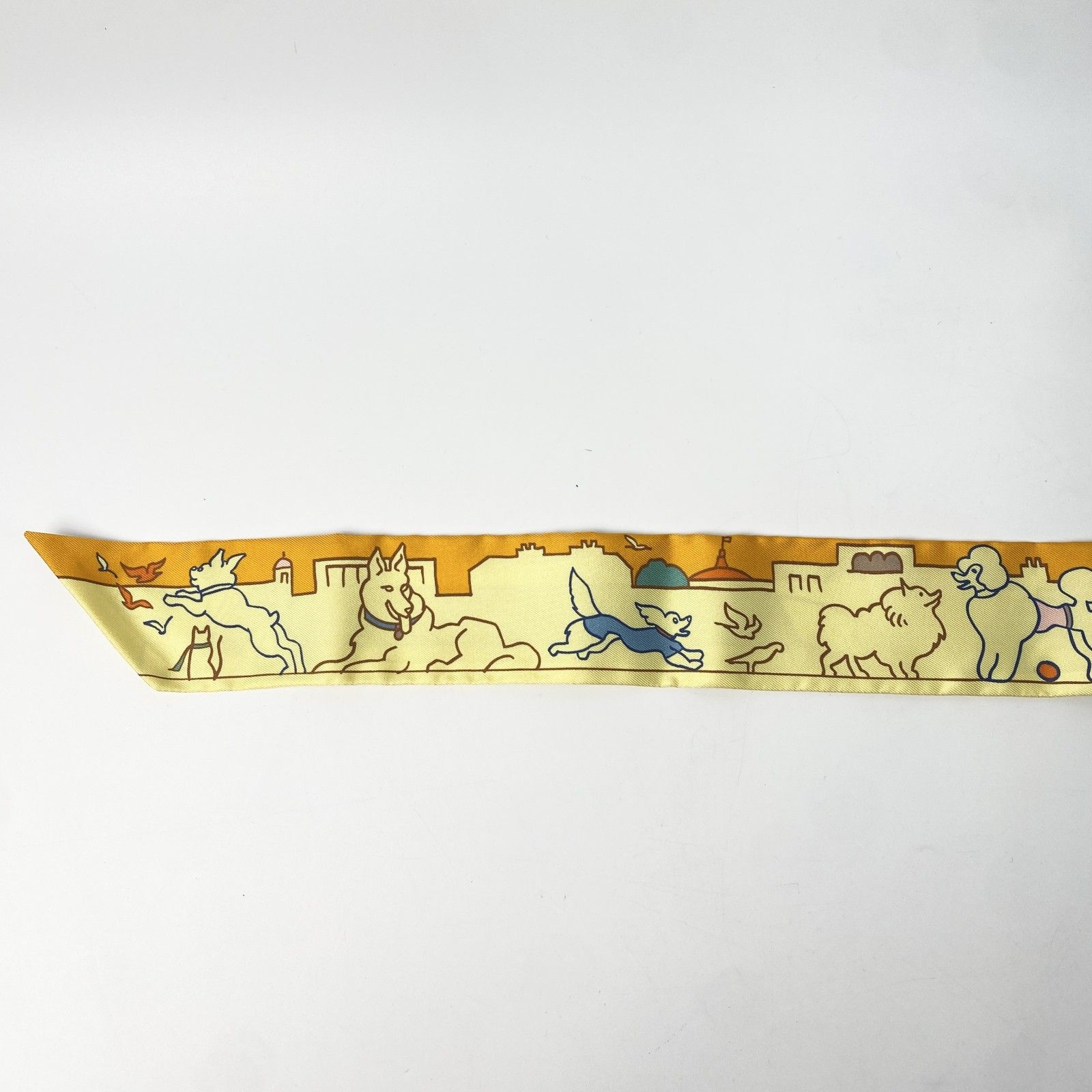 エルメス　ツイリー　パリジェンヌの犬 エルメス ツイリー パリジェンヌの犬 エルメス ツイリー Les Chiens