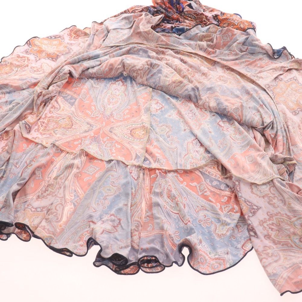 ソニアジョーンズ 等 ファルダ 2点セット フラメンコ 総柄 ペイズリー M 等 ピンク LLC-HASEGAWATOSO_COM