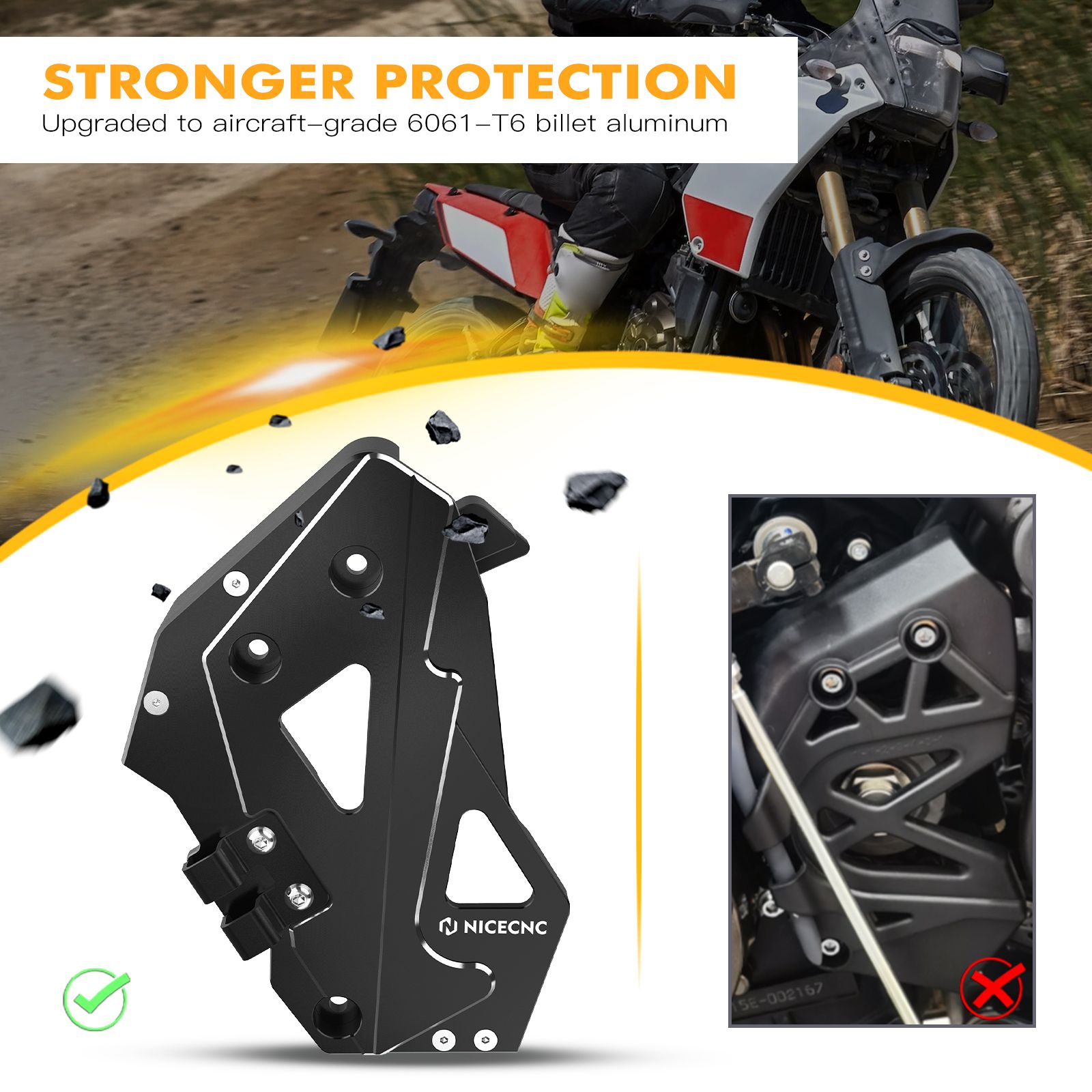 のためにYAMAHA Tenere700 T700 【シカ】 T7 2019-2025 に適合