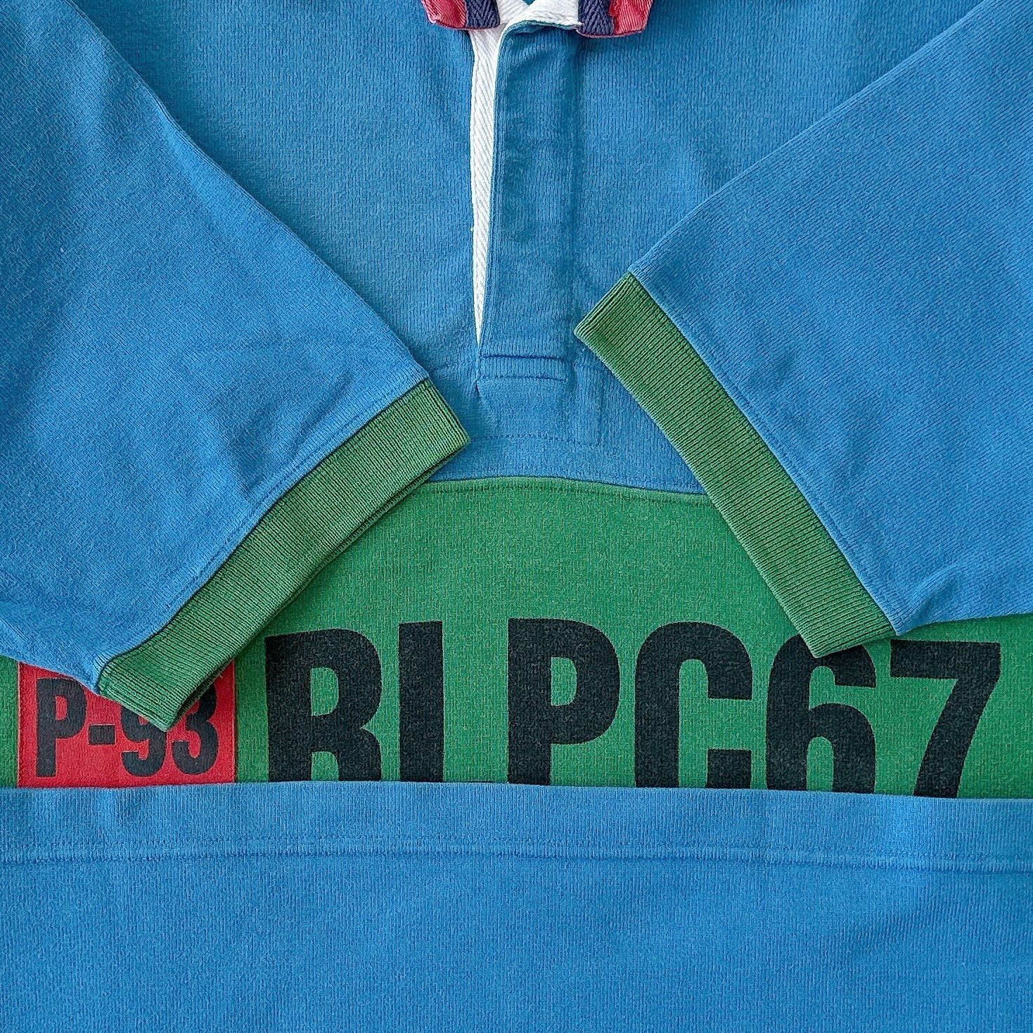 90s Polo by Ralph Lauren ラルフローレンP-93 RLPC67 ラガーシャツ 