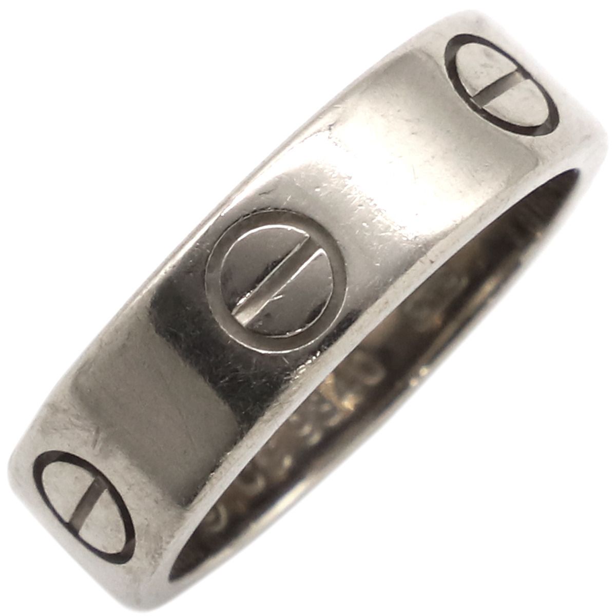 カルティエ Cartier リング 指輪 ラブリング K18WG ホワイト