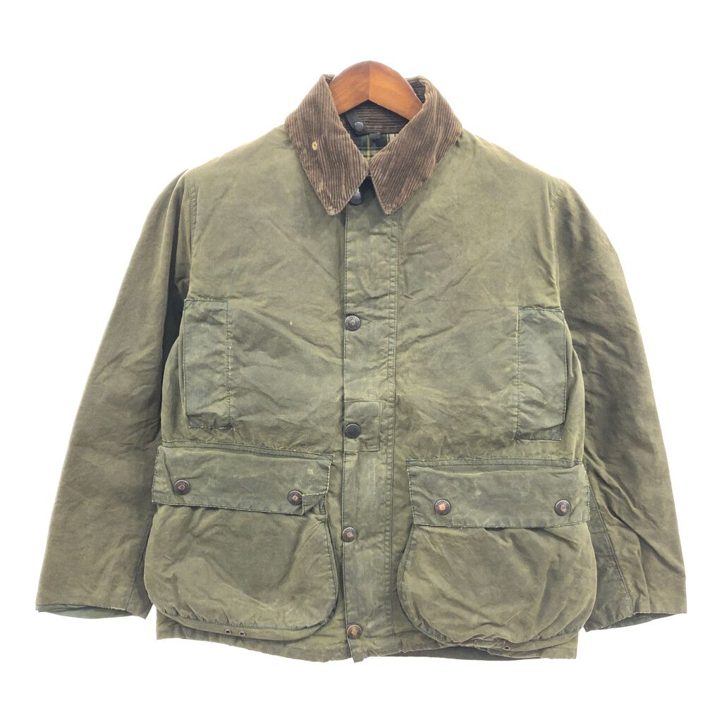 Barbour バブアー BEDALEビデイル オイルドジャケット グリーン (メンズ S相当) 中古 古着 Q3563 Barbour バブアー BEDALEビデイル オイルドジャケット グリーン