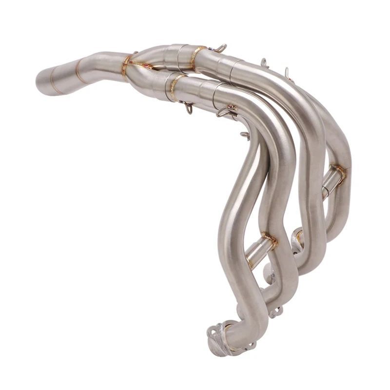 送料無料 カワサキ ZX-25R 2020-2025対応 ステンレス フロントパイプ 接続パイプ 50mm シルバー 排気管 エキゾースト 高耐久アクセサリー