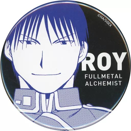 鋼の錬金術師　ロイ・マスタング　カフェ　缶バッジ 中古】バッジ・ピンズ ロイ・マスタング 「鋼の錬金術師 20周年